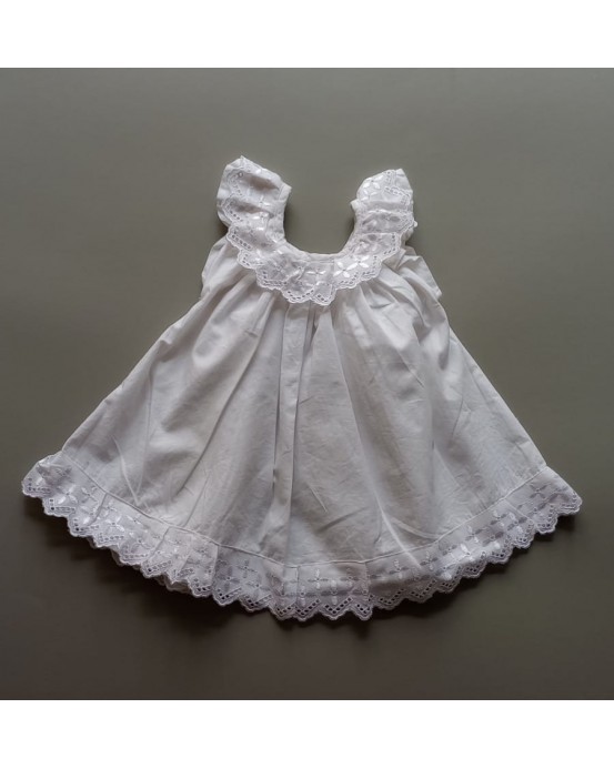 Baptism Outfit for Baby GIRL(0-3)COTTON FROCK