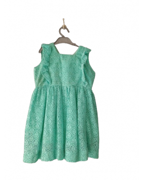 Baby Frock  WITH LACE FABRIC with cotton fabric