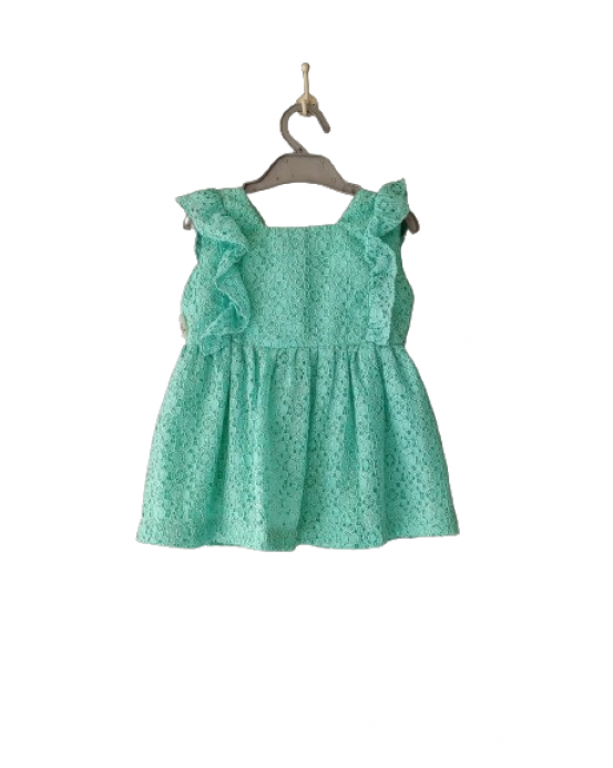 Baby Frock  WITH LACE FABRIC with cotton fabric
