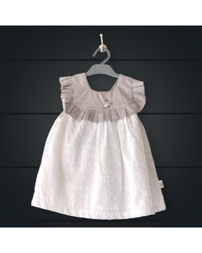 Handmade frock with Hakoba Fabric and Hand embroidered (2 year )                                  
