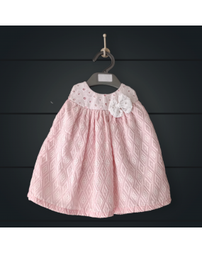 Handmade frock with Hakoba Fabric with Soft cotton lining  (3-6months)                    