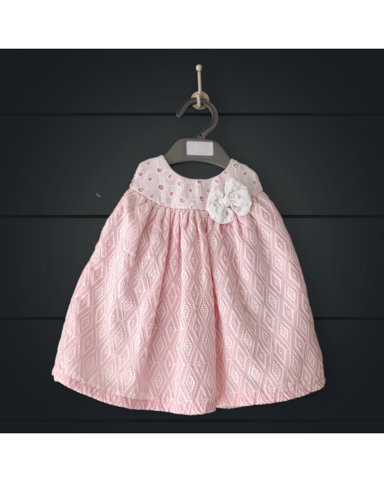 Handmade frock with Hakoba Fabric with Soft cotton lining  (3-6months)                    