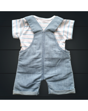 Dungaree -with half sleeve T shirt