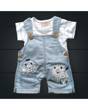 Dungaree -with half sleeve T shirt