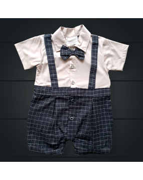 Suspender Shorts and Half sleeve shirt