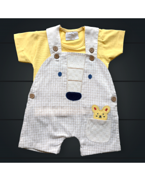  Dungaree -with half sleeve T shirt