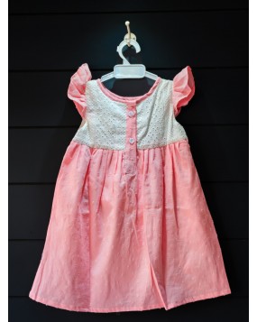 Cotton Baby frock-(  Large)