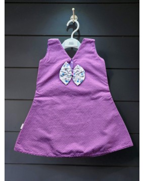 Handmade frock with Hakoba fabric  (2-3Years)