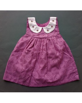 Handmade   Frock with  Hakoba fabric(1 year)