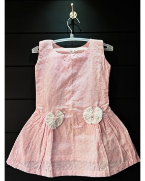 Handmade frock with Hakoba Cotton  fabric(18m-24m) Soft cotton lining
