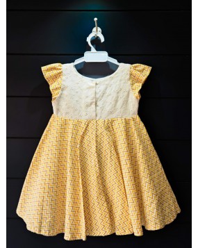 HAND MADE COTTON FROCK  ( 1 Year)