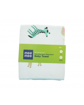 Mee Mee Soft Absorbent Baby Towel(BLUE