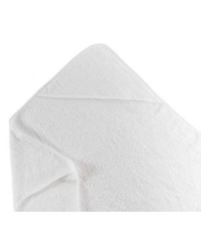 White hooded towel(75x70)