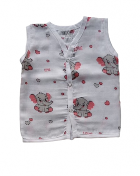 100% Organic cotton Zero size Jabla & swaddle cloth _Elephant (100 cm x 100 cm)