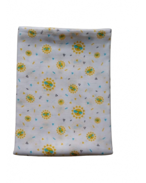 100% Organic cotton Jabla & swaddle cloth Sunshine-100 cm x 100 cm)