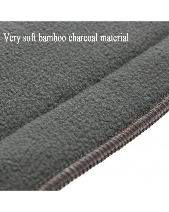 5 Layer Bamboo Charcoal Inserts/ Reusable Washable Cotton Diaper Nappy Inserts for Baby Cloth Diapers(Set of 3)