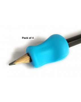 Sarkar Ind. Pencil Grip 4 Pieces Soft Premium Quality / Pen Gripper/ Pencil Gripper/ Writing Aid For Good Handwriting/ Pen Grip