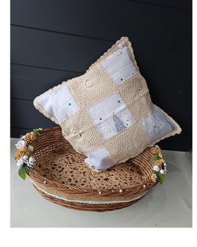 Hand  crocheted cushion covers(16x16)