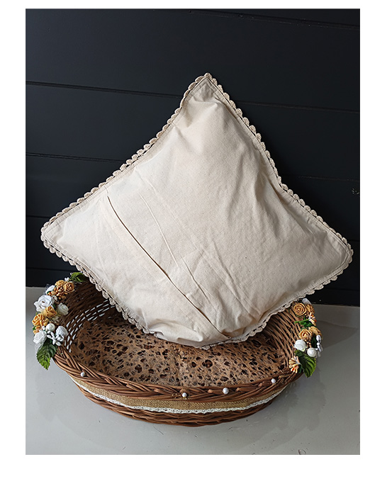 Hand chrocheted cushion cover (16x16)(pk of 5)