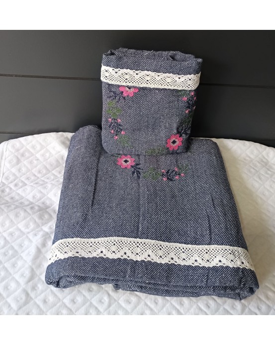 Embroidered Bedsheets-Single