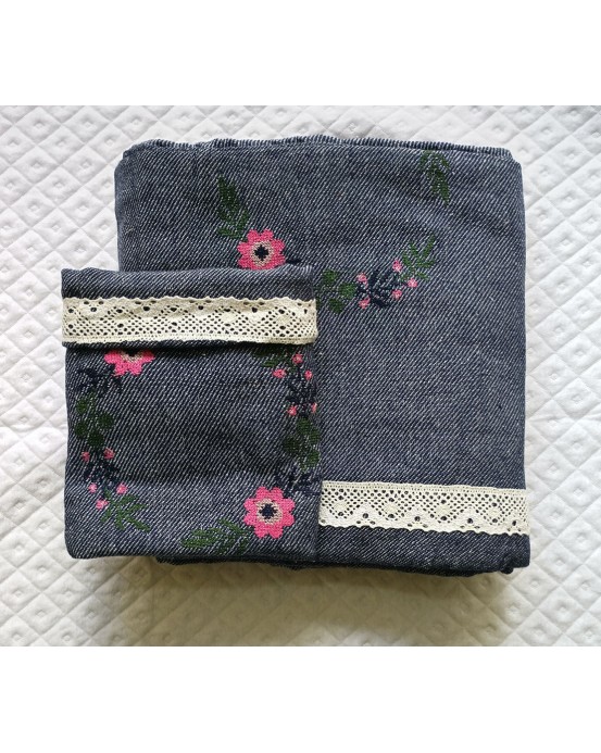 Embroidered Bedsheets-Single