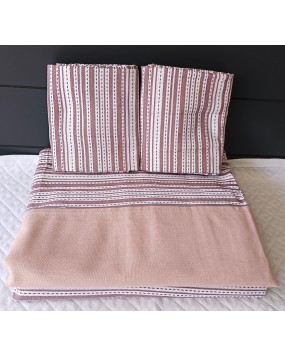 Boarder bedsheet king size with two pillow covers