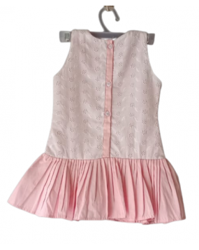 Baby Frocks  with Cotton EYELET FABRIC