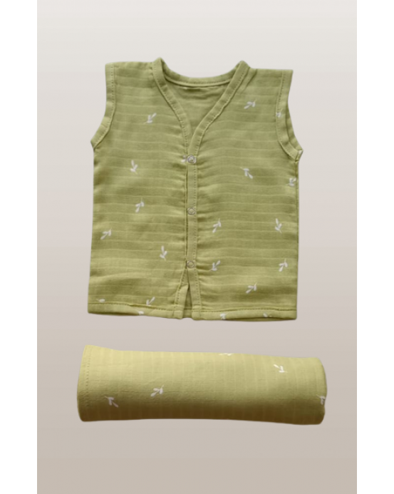 ComboPack-100% Organic cotton Jabla & swaddle cloth 100x100cm