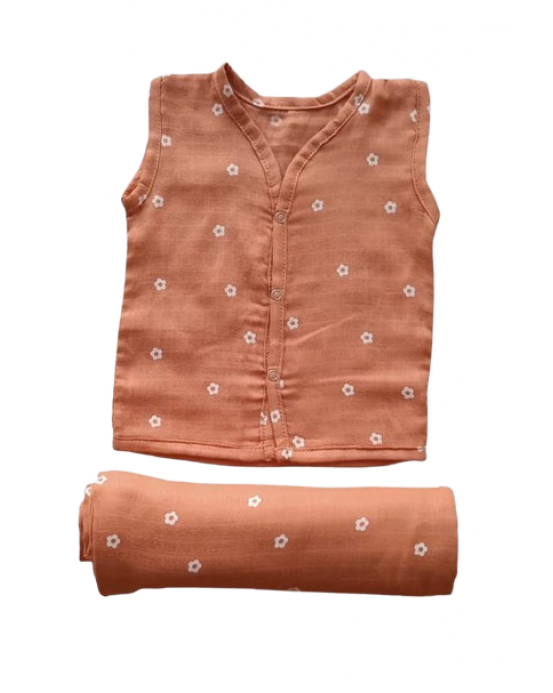 ComboPack-100% Organic cotton Jabla & swaddle cloth 100x100cm