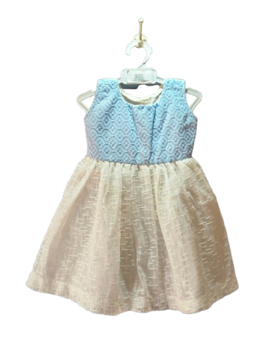 Handmade Baby Frock (Hakoba &French lace Fabric) 