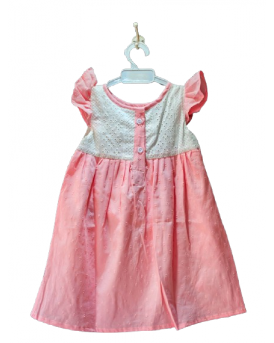 Cotton Baby frock-(  Large)