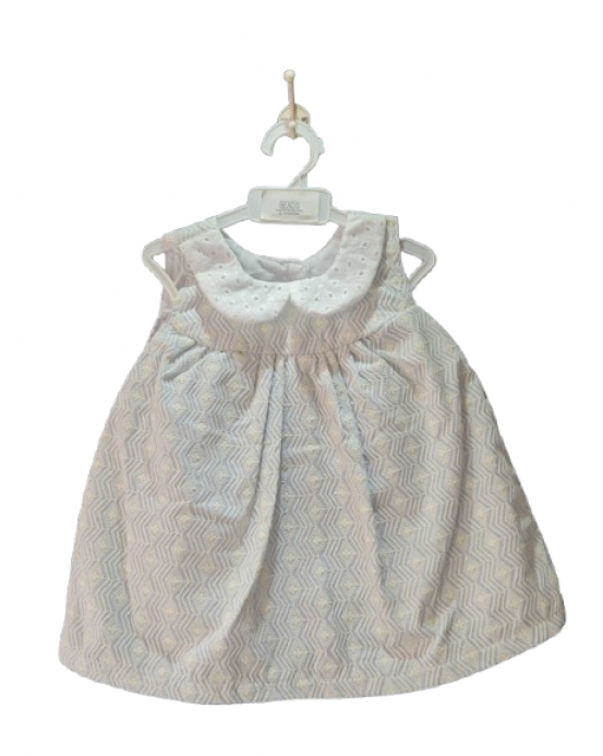 Handmade   Frock with  Hakoba fabric(1 year)