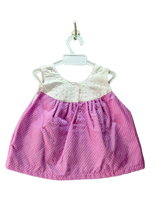 Hand made   frock with Hakoba fabric(3-6m)