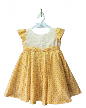 HAND MADE COTTON FROCK  ( 1 Year)