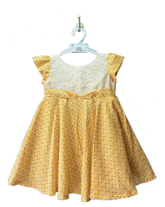 HAND MADE COTTON FROCK  ( 1 Year)