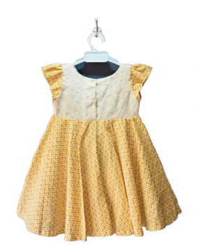 HAND MADE COTTON FROCK  ( 1 Year)