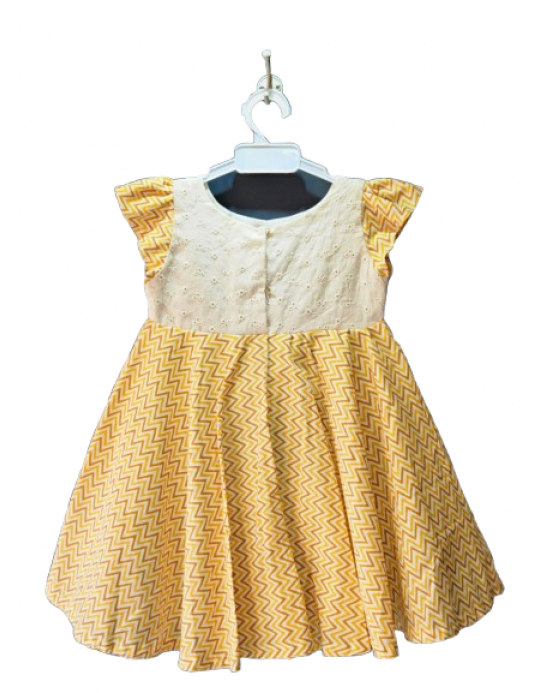 HAND MADE COTTON FROCK  ( 1 Year)