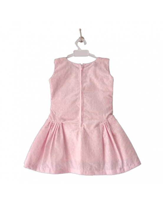 Handmade frock with Hakoba Cotton  fabric(18m-24m) Soft cotton lining