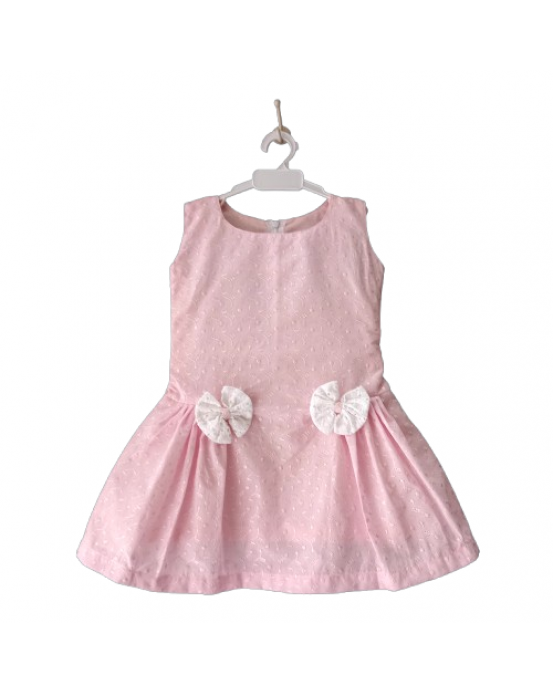 Handmade frock with Hakoba Cotton  fabric(18m-24m) Soft cotton lining