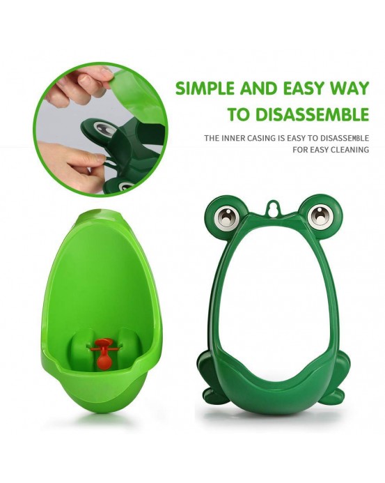 Urinal Pee Trainer Lovely Frog Baby Toilet Training Children Standing Wall