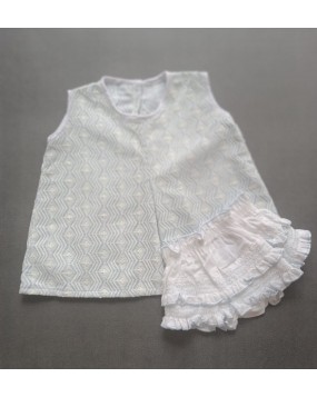 Baby frock-Hacoba fabric (0-3)