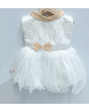 Baby Frock -with lace material and cotton lining