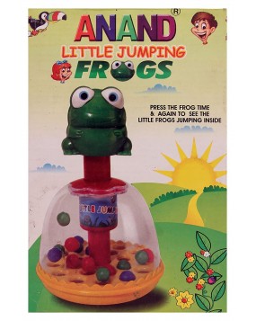 Anand Little Jumping Frog (Green and Yellow)