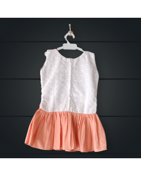  Handmade  frock with Hacoba cotton   (2 Year)