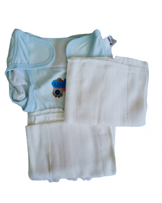  Cloth Nappies/with velcro Outer fabric is made of high quality waterproof and breathable PUL 