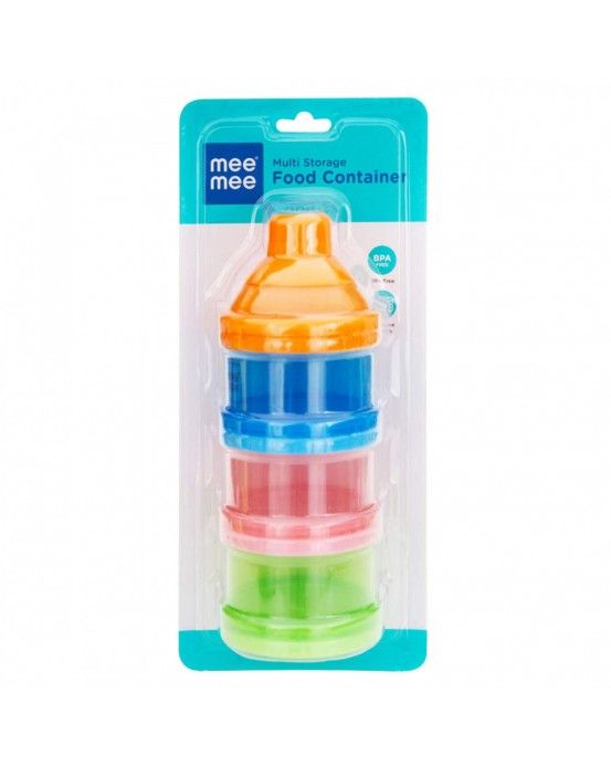 Mee Mee Multi Storage Food Container (Multicolor) (Compact & Light Weight)